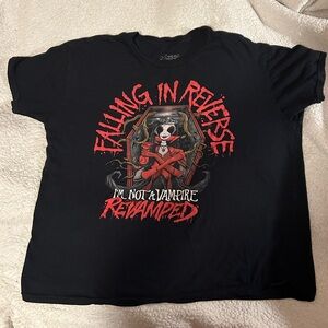Rock Me Apparel Falling In Reverse Band Tee Size XL Unisex